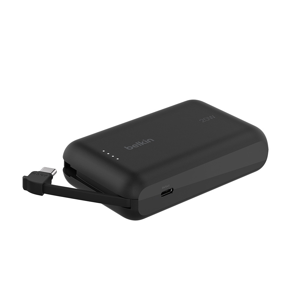Belkin｜BoostCharge Pro 10K自帶線行動電源