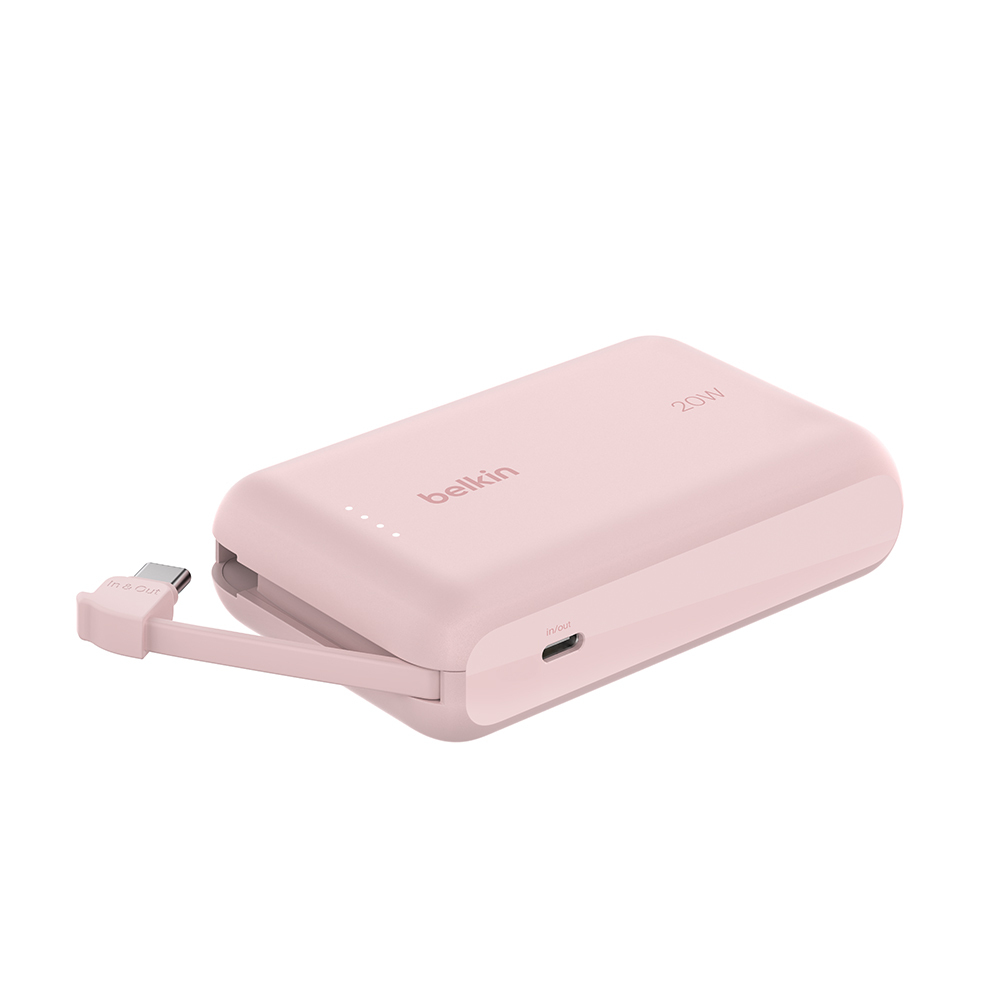 Belkin｜BoostCharge Pro 10K自帶線行動電源