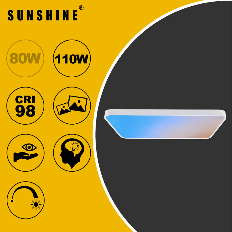 Square Smart LED Skylight SCSKYS