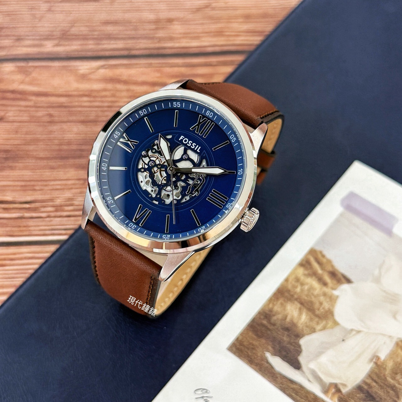 【FOSSIL】Flynn 經典雅仕羅馬數字手錶 BQM7128 48mm 現代鐘錶