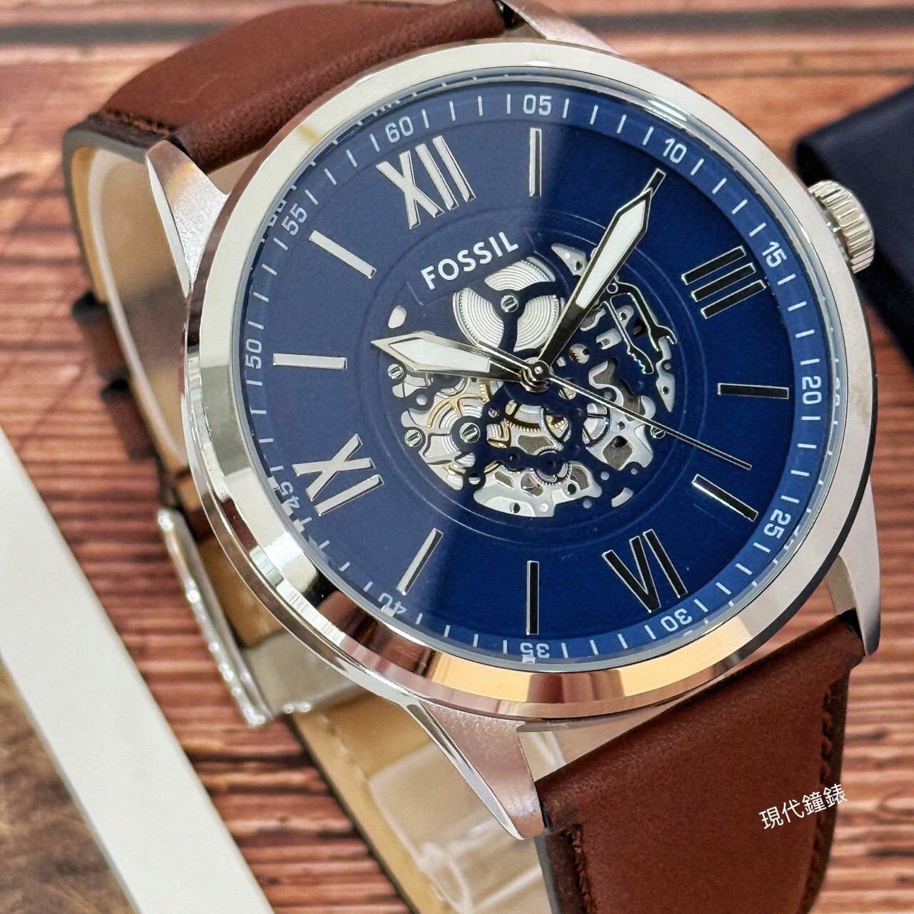 【FOSSIL】Flynn 經典雅仕羅馬數字手錶 BQM7128 48mm 現代鐘錶