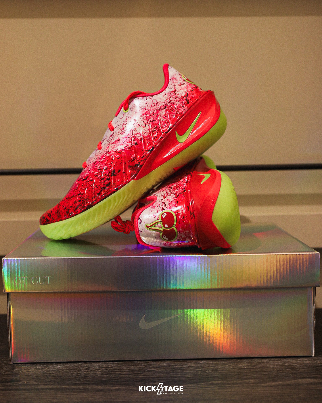 男鞋 NIKE G.T. CUT 4 PB EP 'Paige Bueckers' 櫻桃汽水 氣墊 支撐 實戰 籃球鞋【IX2112-600】GTCUT GTCut4