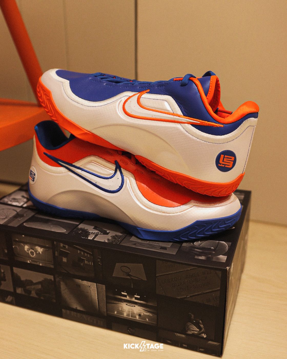 男鞋 NIKE LEBRON 23 'Hardwood Classics' 藍橘鴛鴦 緩震 碳纖維 運動 實戰 籃球鞋【IM5124-400】LBJ23 LBJ