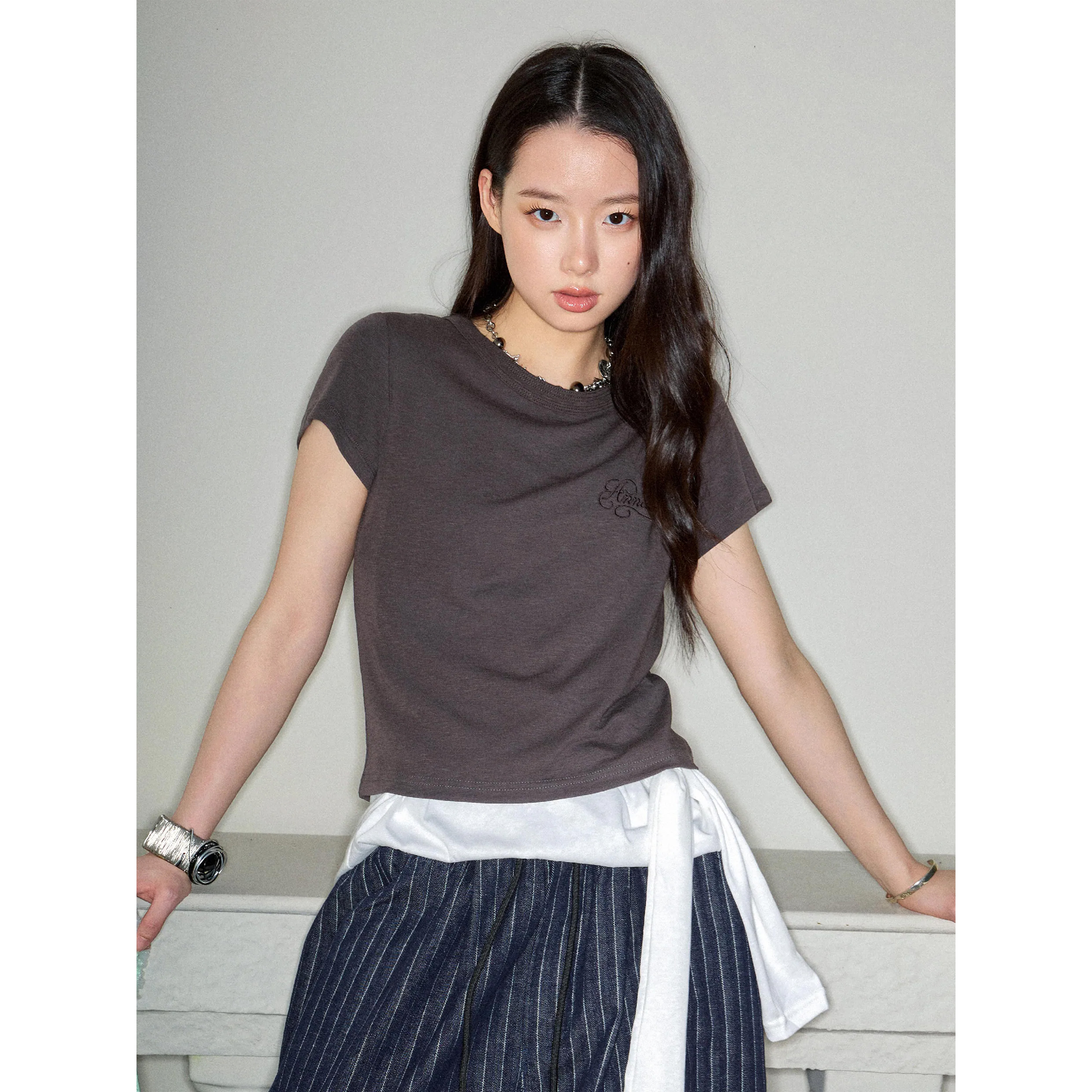 SENSE Logo Crop Top [L26-T09]