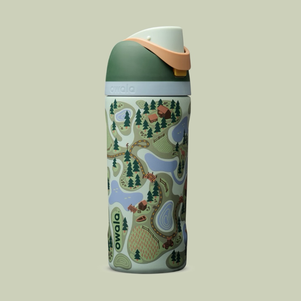 (預購）Owala Kids FreeSip 16oz Trail On