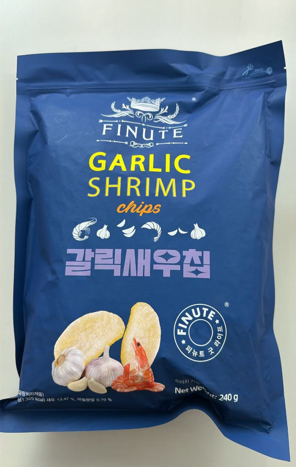 UX22 FINUTE 蒜味蝦片 GARLIC SHRIMP CHIPS 240g