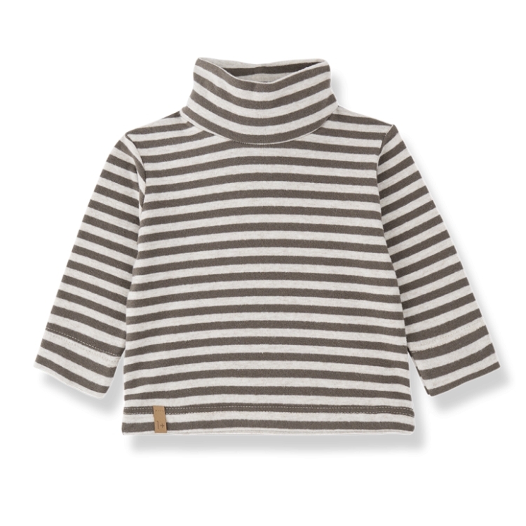 1+ in the family 高領條紋上衣 CROTONE - dark-taupe