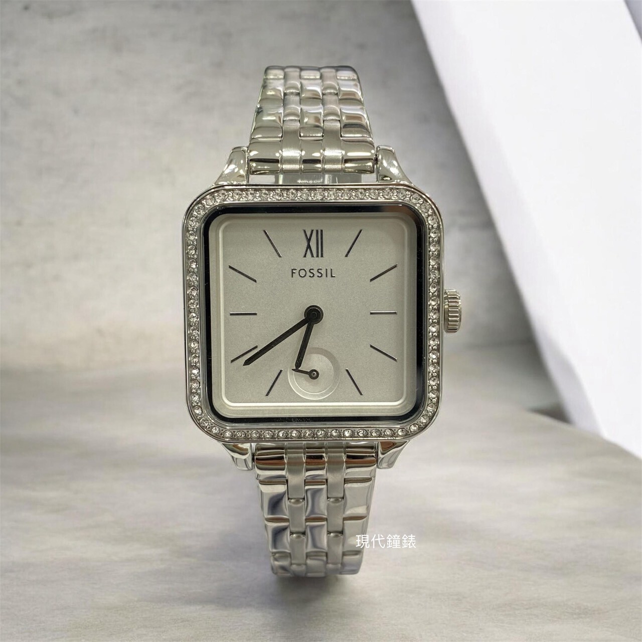 【FOSSIL】Colleen 晶鑽系列 BQ3981 28mm 現代鐘錶