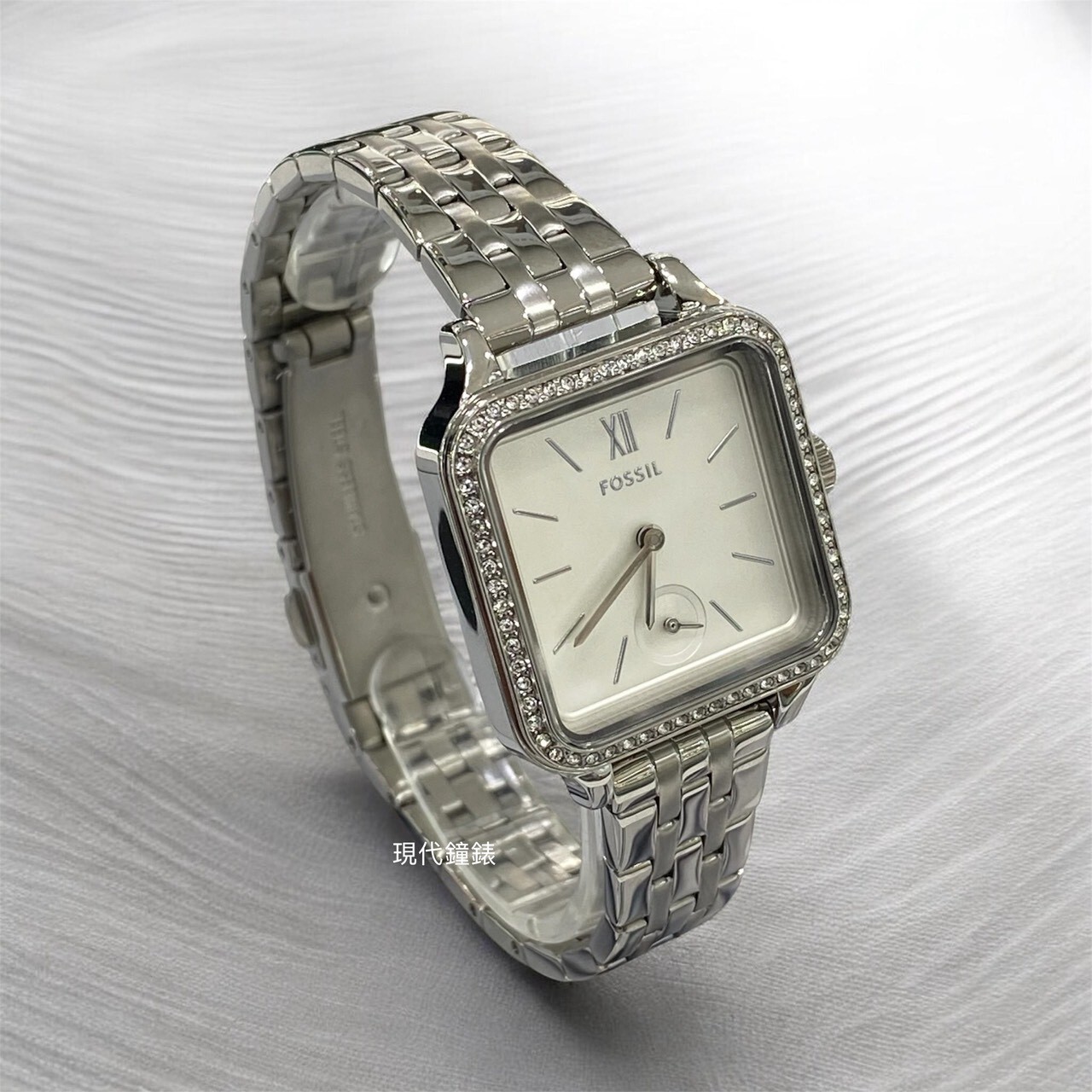 【FOSSIL】Colleen 晶鑽系列 BQ3981 28mm 現代鐘錶