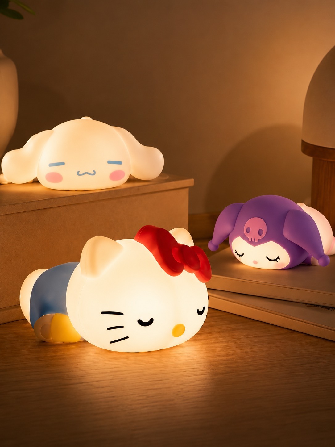 日本限定🇯🇵 SANRIO 三麗鷗 趴趴睡 三段 可調式小夜燈 床頭燈