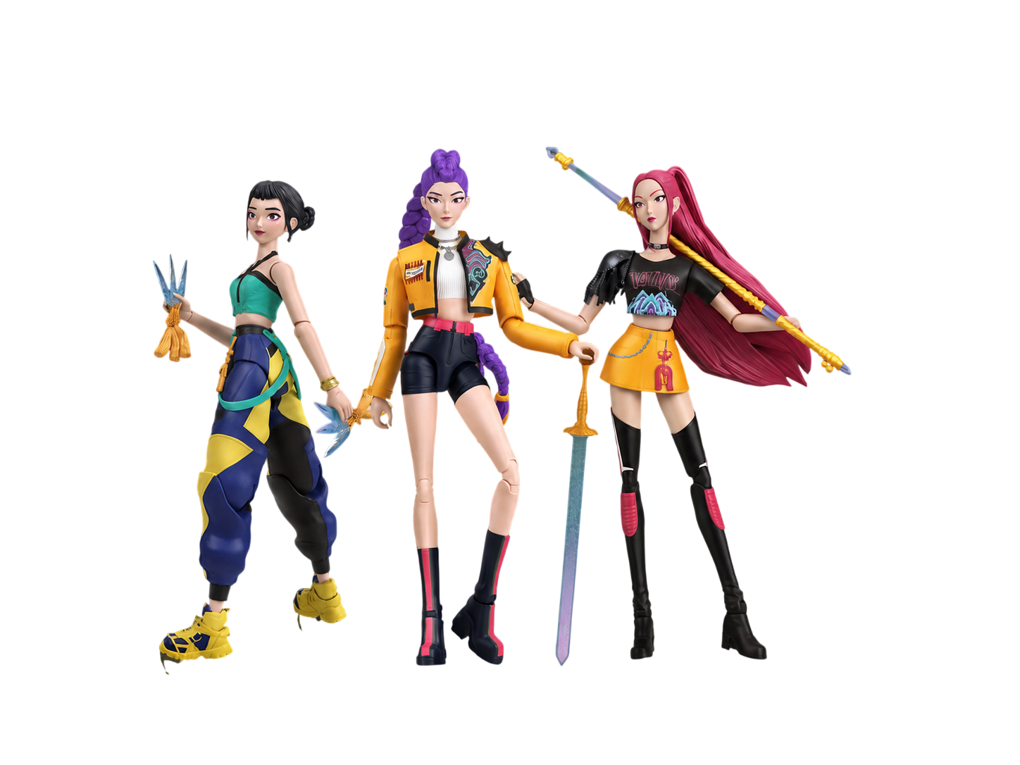 預購【MATTEL 美泰兒】KPOP獵魔女團 6.5吋 三女成虎 strc