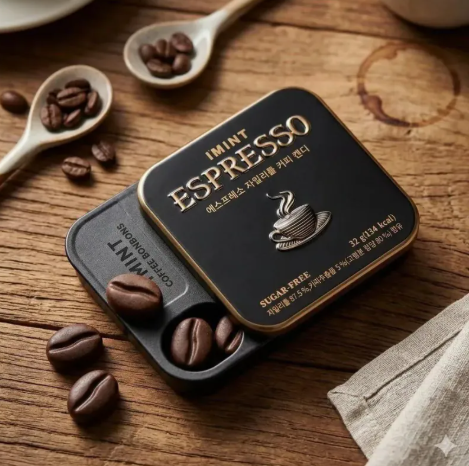 UX30 韓國 I‘MINT Espresso  無糖木糖醇 濃縮 咖啡  薄荷糖 32g
