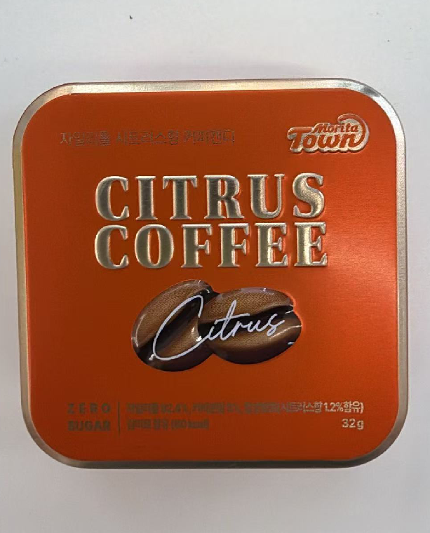 UX32 韓國Morita Town 零糖柑橘咖啡糖32g
