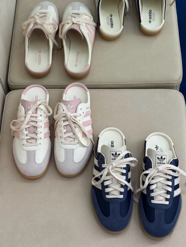 [預購] Adidas Samba OG Mule White Pink │ HP5052