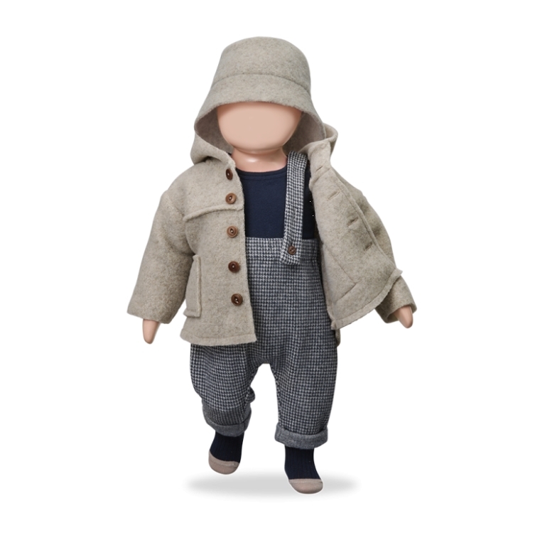 1+ in the family 連帽羊毛夾克 CALABRIA - beige