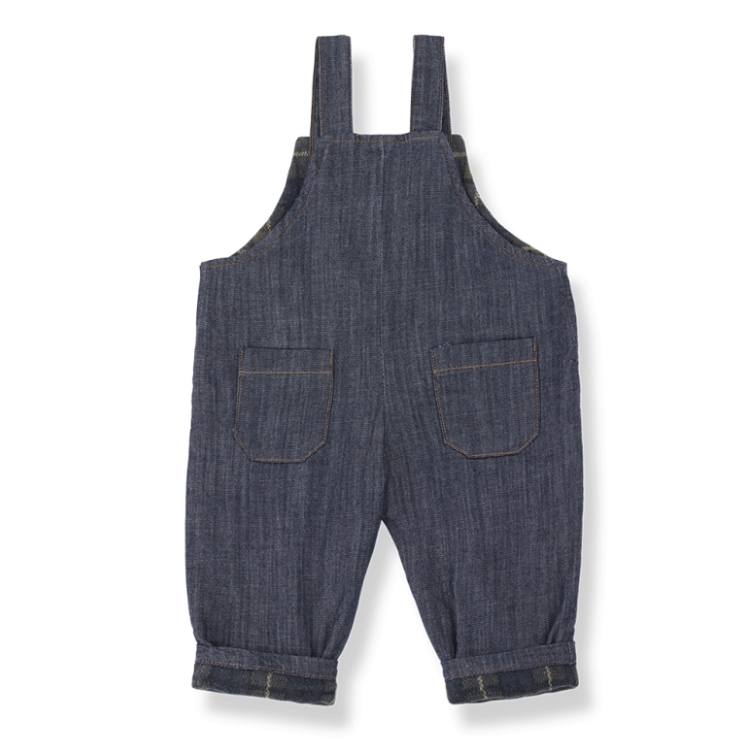 1+ in the family 大口袋單寧吊帶褲 GRANVILLE - denim