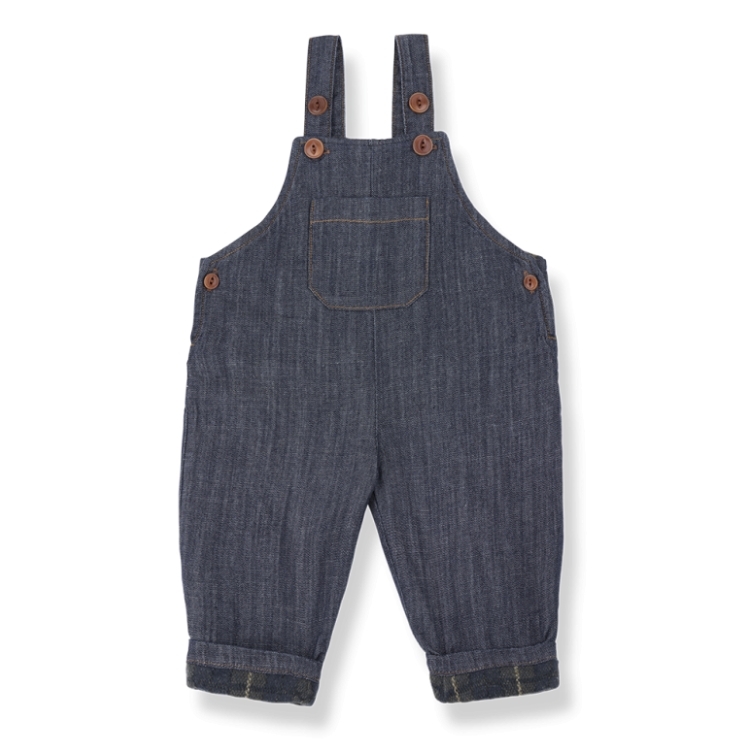 1+ in the family 大口袋單寧吊帶褲 GRANVILLE - denim