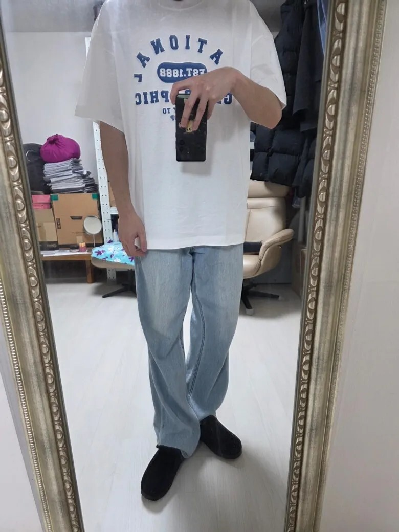 【OWN】NATIONAL GEOGRAPHIC 國家地理 短袖 上衣 印花 短TEE 經典 夏季 男女通用 黑色 白色 N253UTS903099 N253UTS903010