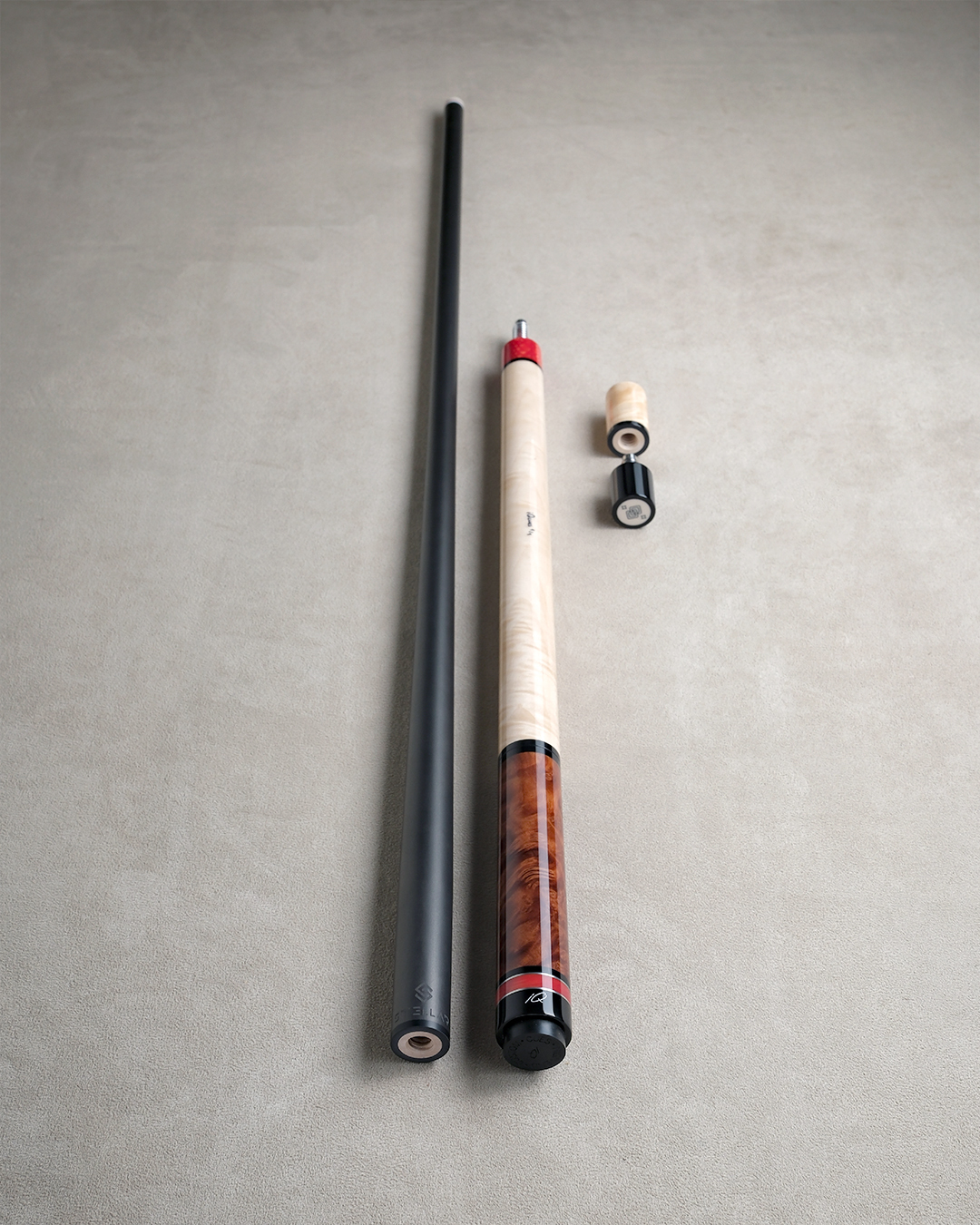 iQ Custom Jump Cue (Quilted Maple/Burl)