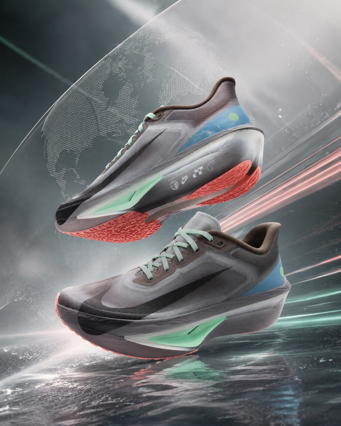 男鞋 NIKE ZOOM FLY 6 煙灰綠 緩震 透氣 碳纖維 慢跑 運動鞋【IW2352-200】
