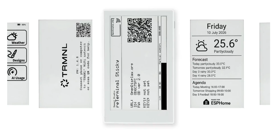 reTerminal Sticky,電子紙顯示器,應用範圍