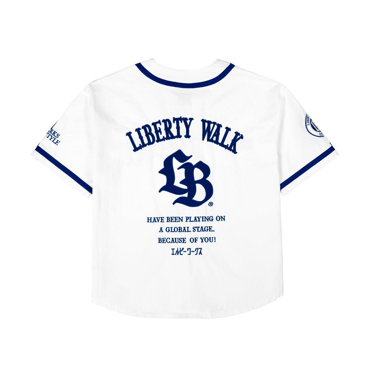 【LIBERTY WALK】0808發售 LB THORN LOGO BASEBALL SHIRTS