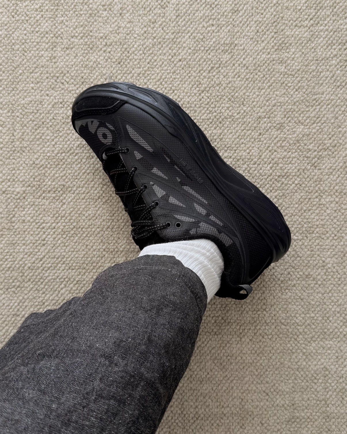 HOKA ONE ONE HUAKA PRO 黑色 全黑 復古 緩震 回彈 跑步鞋 男女鞋 1176672-BBLC / 預購