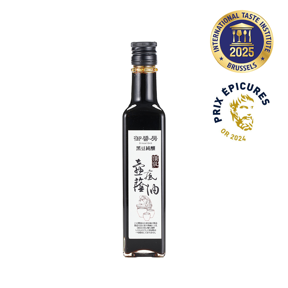 250mlx1瓶【御醬房】頂級純釀黑豆壺底蔭油