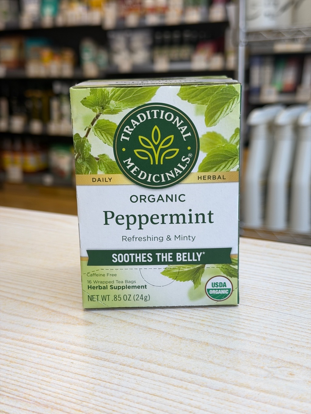 Traditional Medicinals organic peppermint tea (best before 2029/3/30)