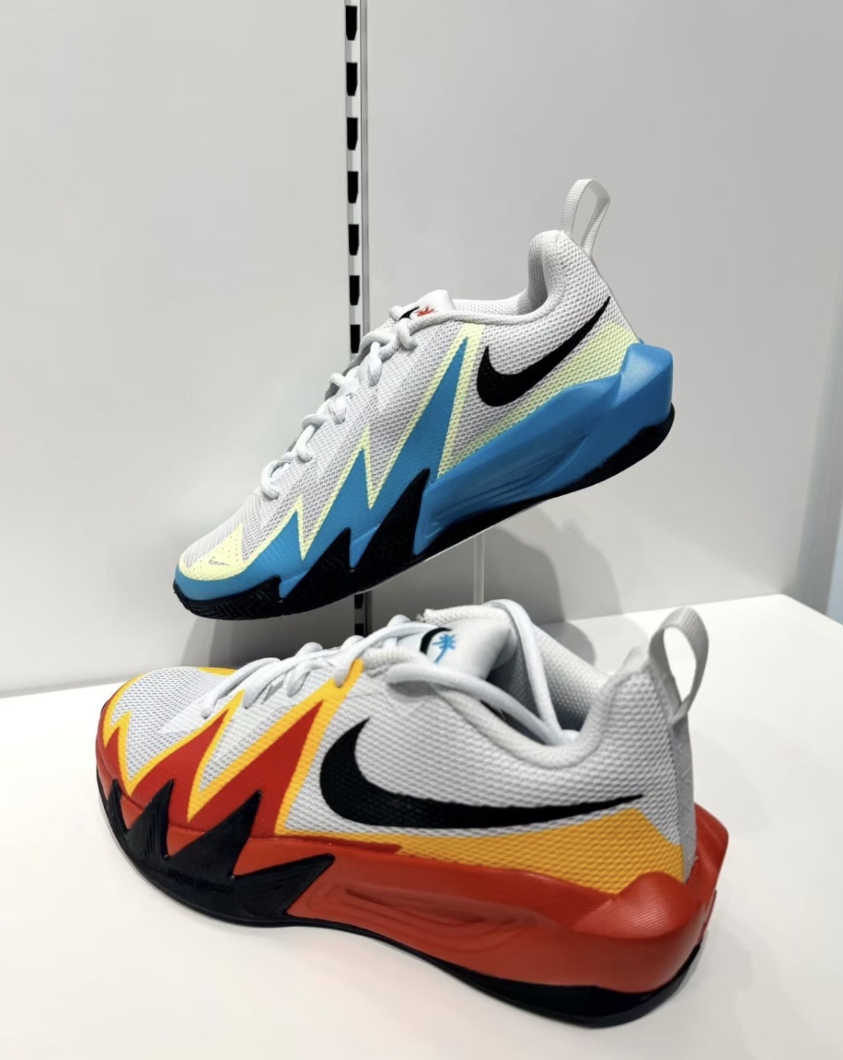 大童鞋 女鞋 NIKE S.T. DYNAMITE KC GS 鴛鴦藍紅 透氣 運動 實戰 籃球鞋【IO0281-100】