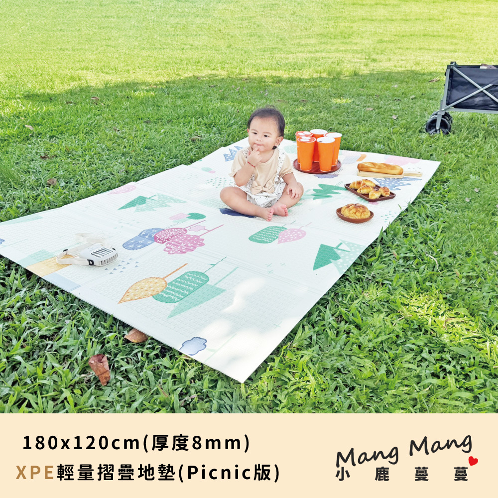 XPE輕量摺疊地墊Picnic版(夢幻森林)