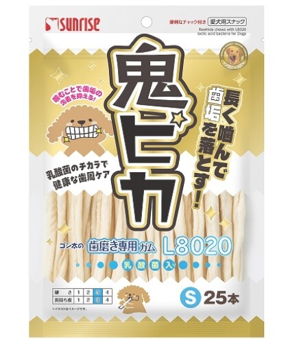 日本直送 Sunrise  齒垢專用L8020潔齒棒 乳酸菌 S 25支