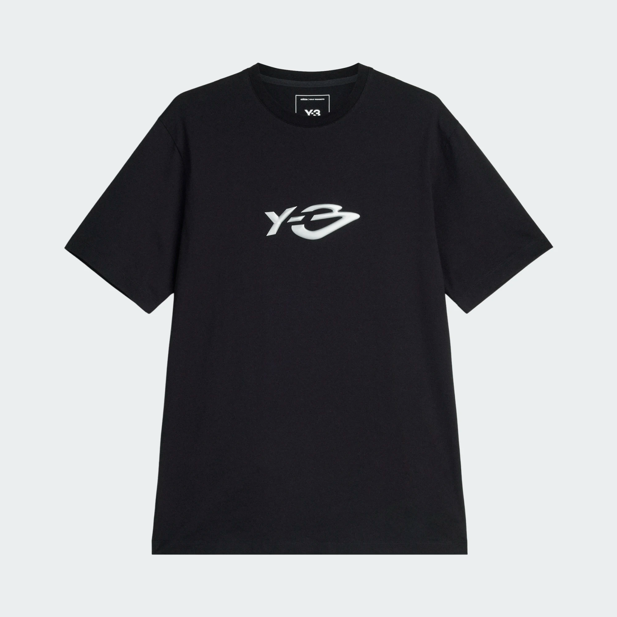 【 Y-3 LOGO LS TEE 流體LOGO短TEE - 黑 】