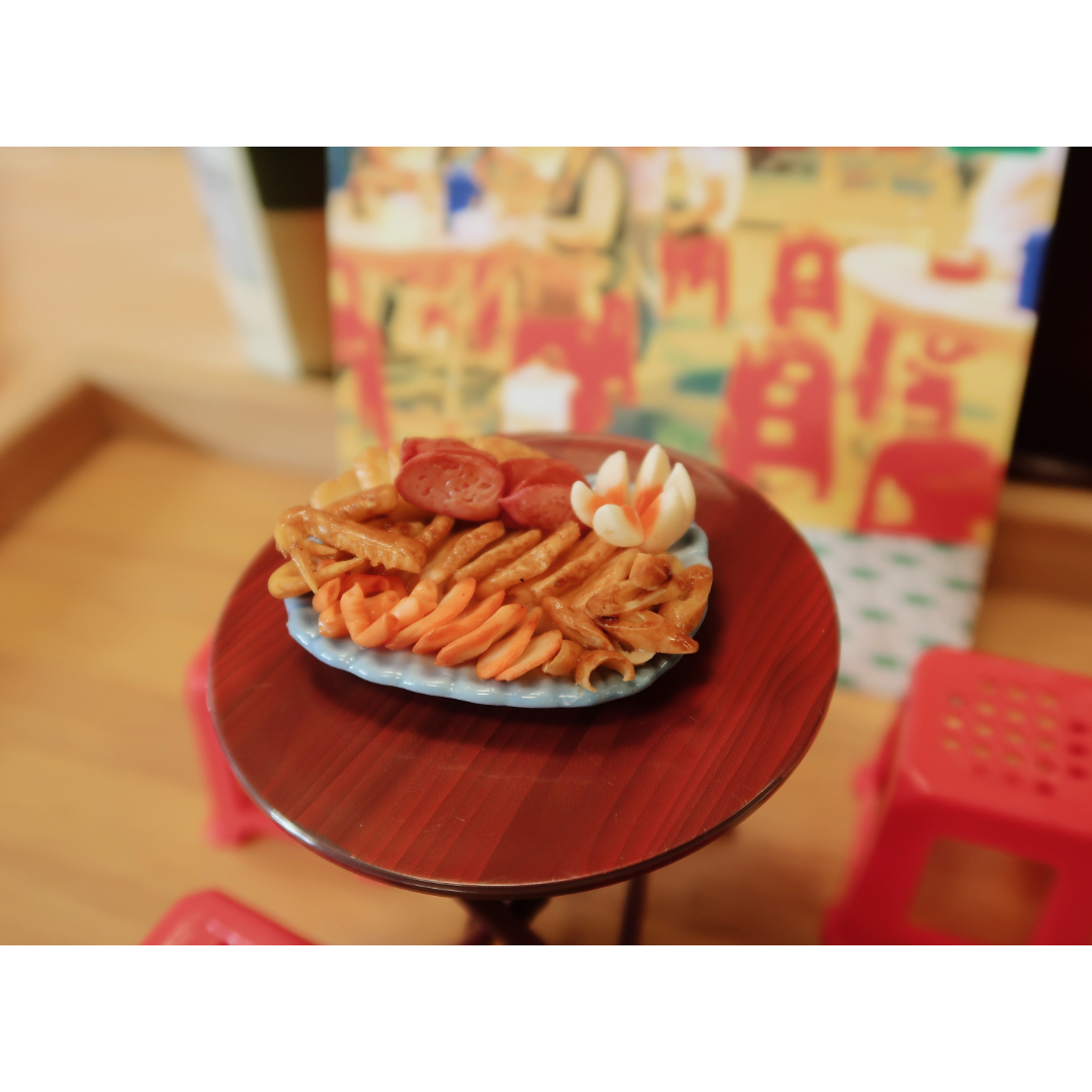 麵粉花微型食物擺設 - 滷水拼盤