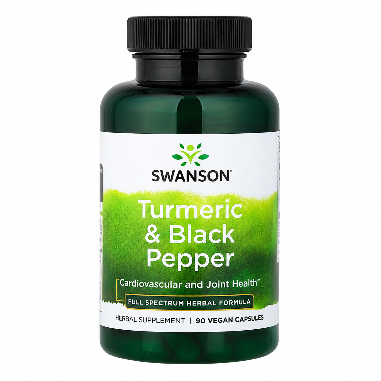 【iHerb】Swanson 斯旺森 薑黃黑胡椒 600mg 90粒 素食膠囊