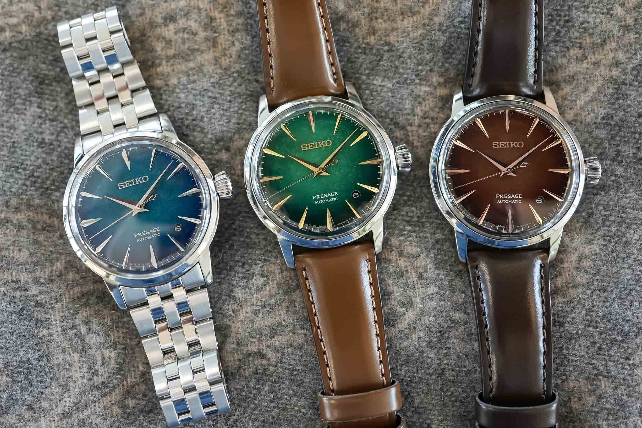 精工 Seiko Presage Cocktail Time HCB001J / HCB001, HCB002J /HCB002, and HCB003J / HCB003 男士雞尾酒腕錶