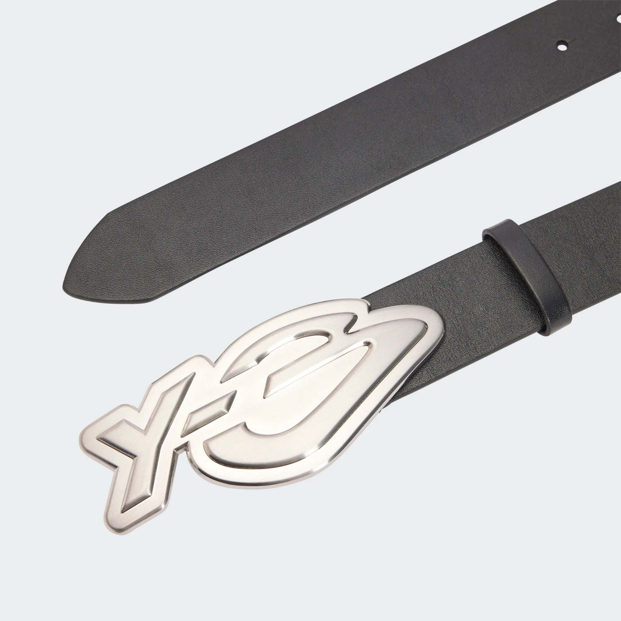 【 Y-3 B LOGO BELT 流體LOGO皮革腰帶 】