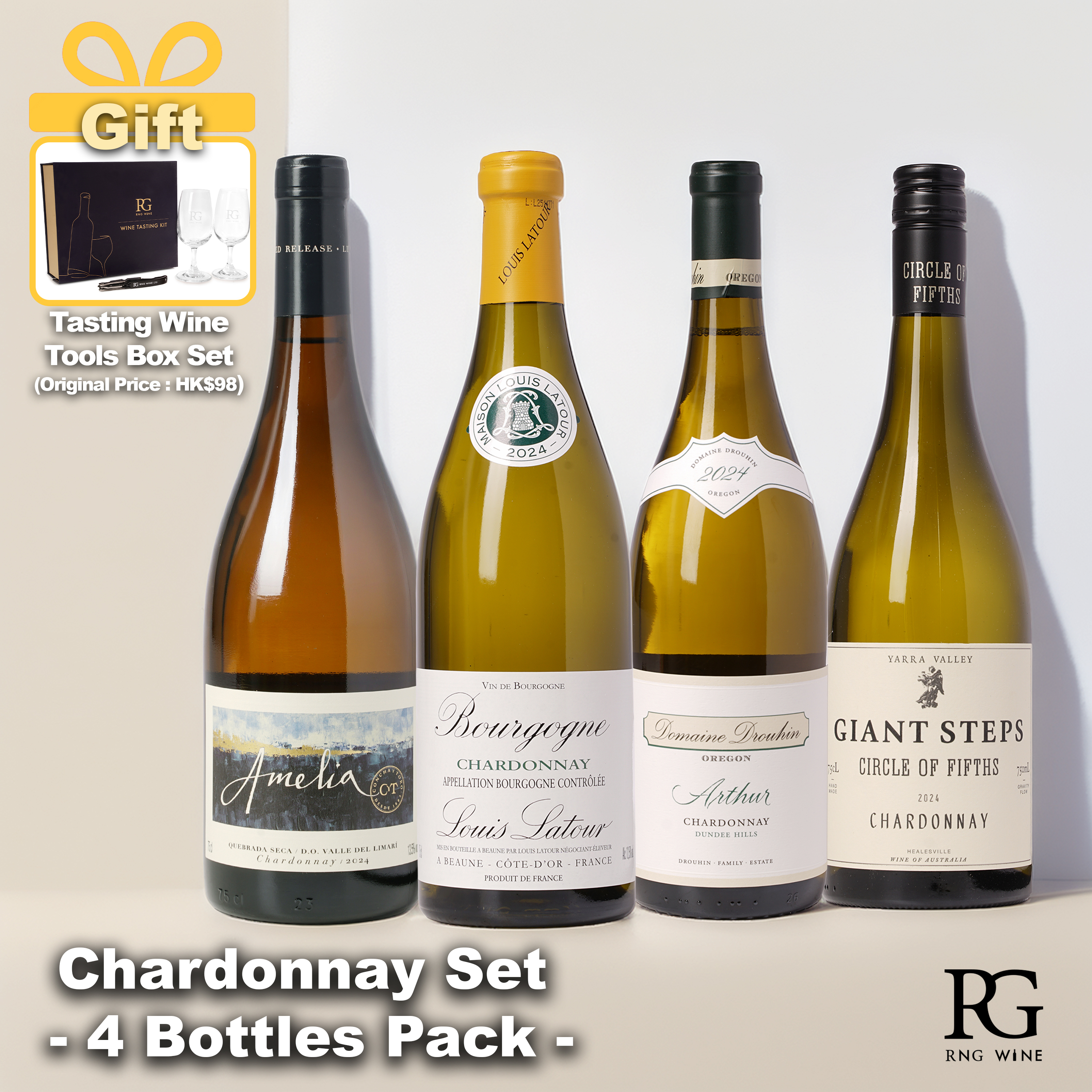 Chardonnay Set - 4 Bottles Pack