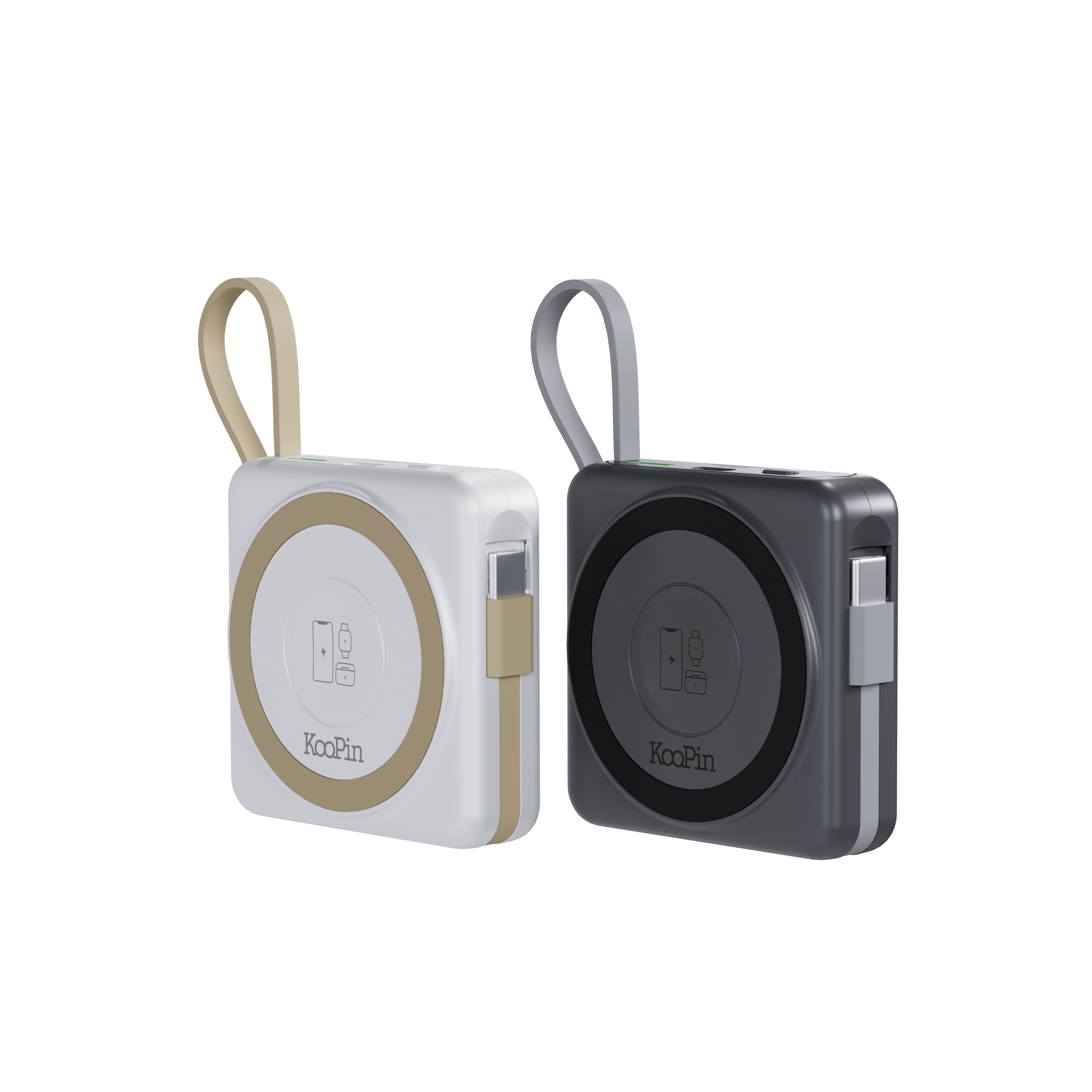 KooPin MD-PB087-PLUS 小立方 5000mAh 半固態防爆磁吸行動電源【台灣製造】