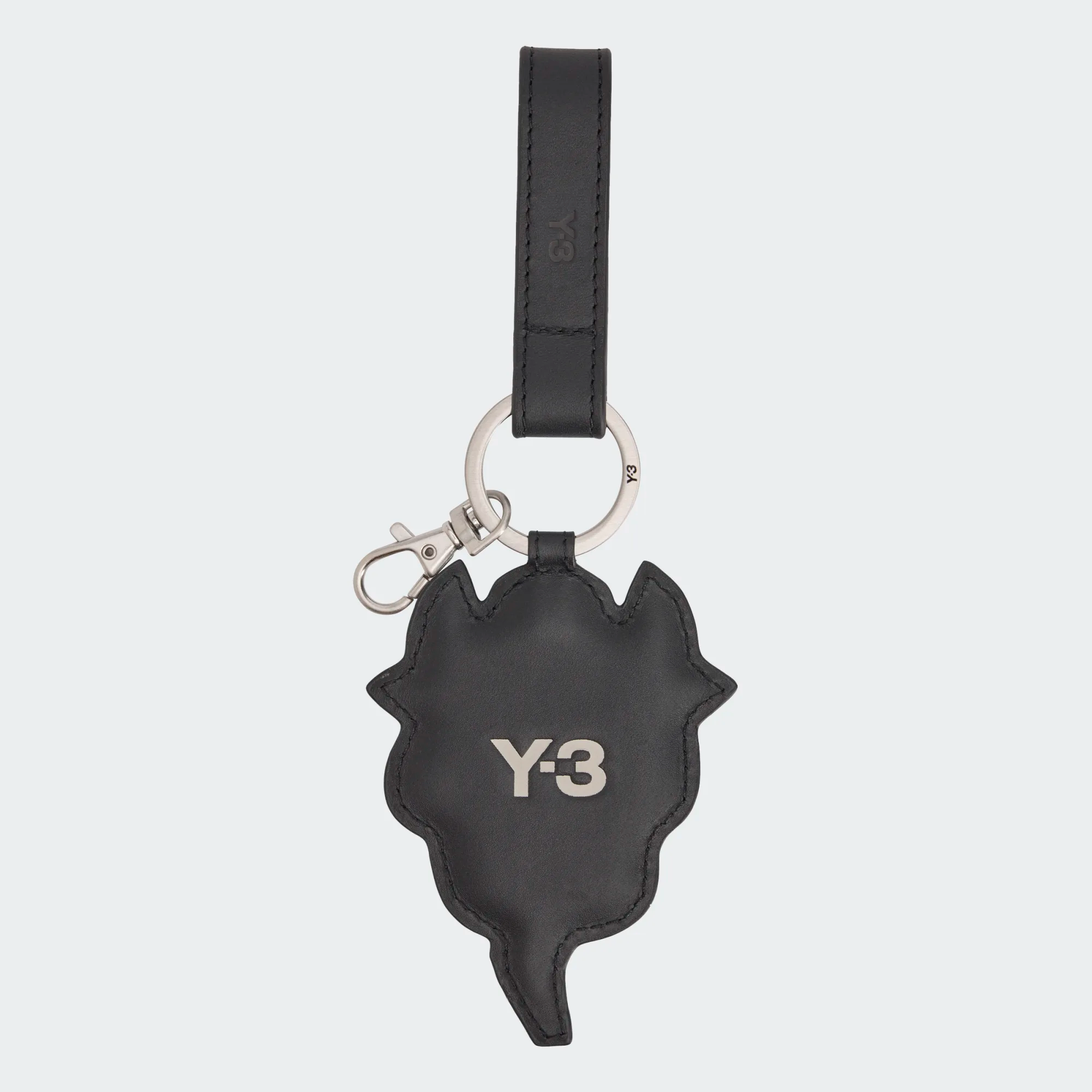 【 Y-3 CHITO KEY 塗鴉皮革鑰匙扣 】