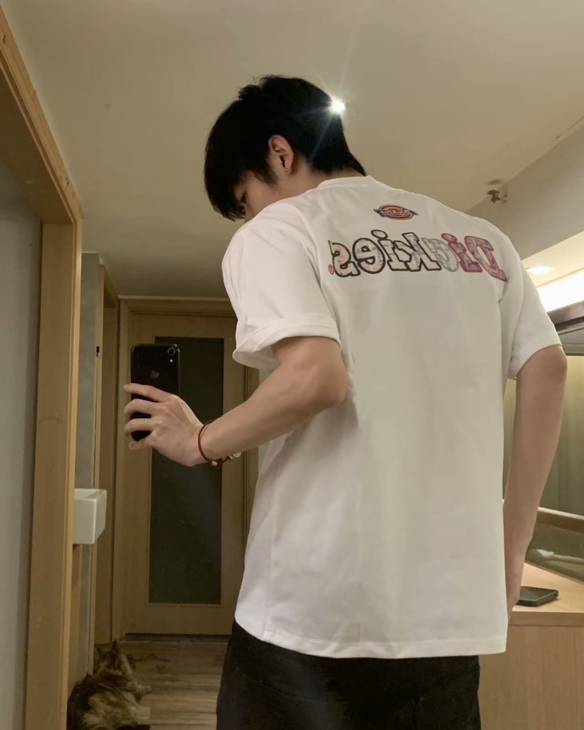 Dickies 美式 復古 街頭 多巴胺 小香風 拼接 印花 Logo 純棉 短袖 4色