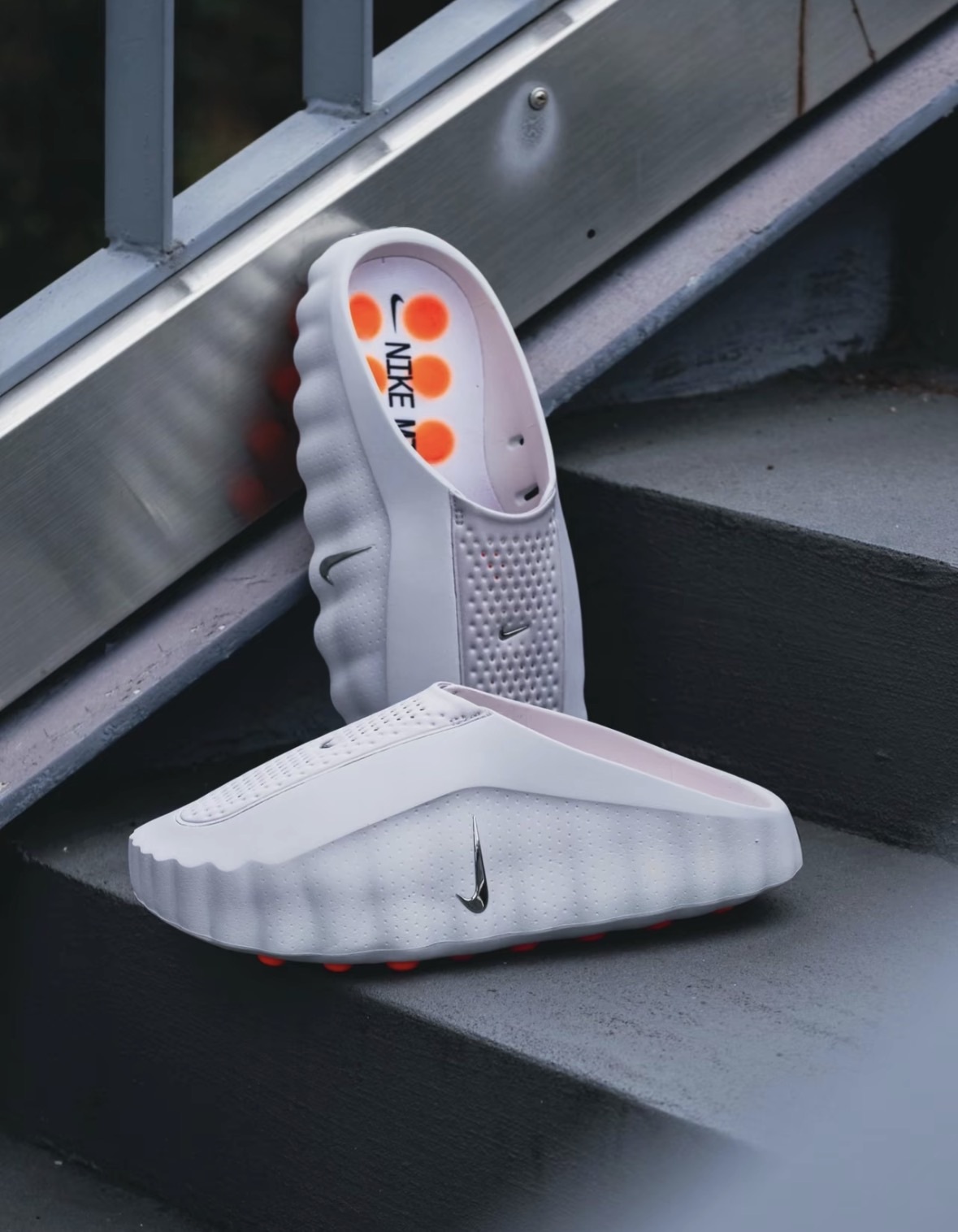 【限時下單】Nike Mind 001 科技風包頭拖鞋 男女同款 淺煙灰色 HQ4307-003