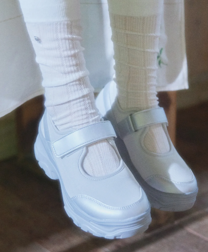 韓國代購｜OTZ LOMITA PLATFORM VELCRO SHOES (3 Colours)