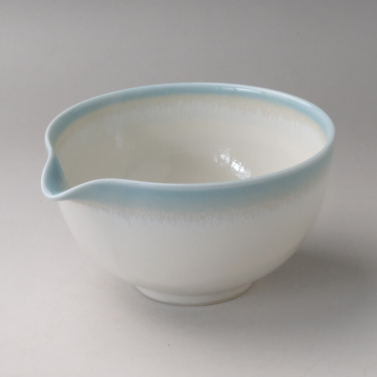 日本 美濃燒 涼風 片口抹茶碗