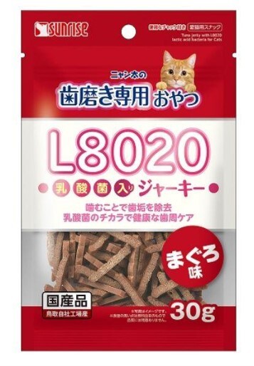 [$100/4] 日本直送 Sunrise L8020潔齒棒 貓用 乳酸菌 鮪魚口味30g (新包裝)