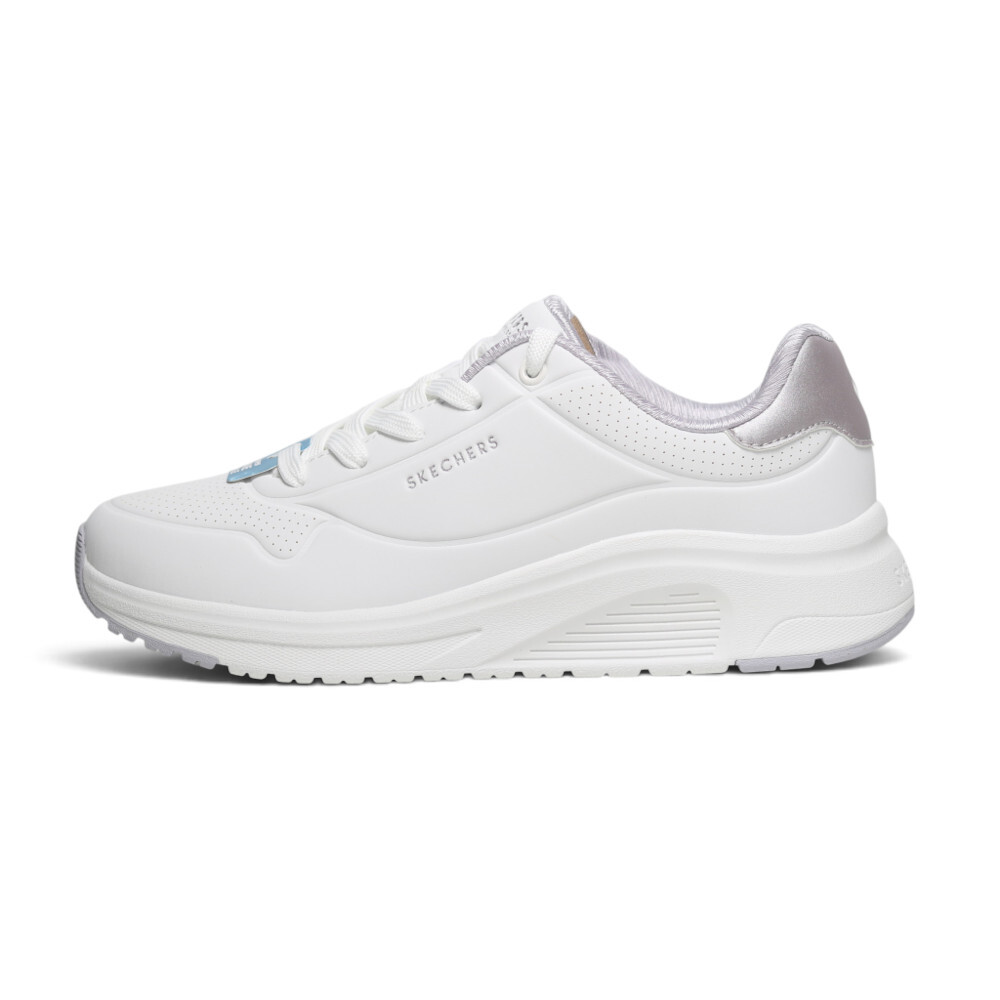 SKECHERS 休閒鞋 UNO LITE 2 白色 輕量 類皮革 女 190265WLY