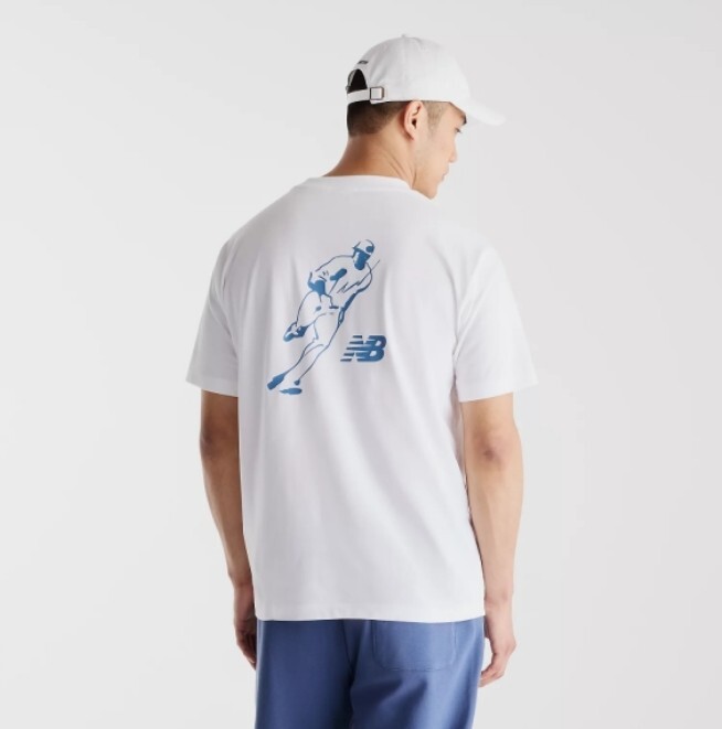 NEW BALANCE 短T NB 白色 大谷翔平 短袖 上衣 男 MT6224FCWT