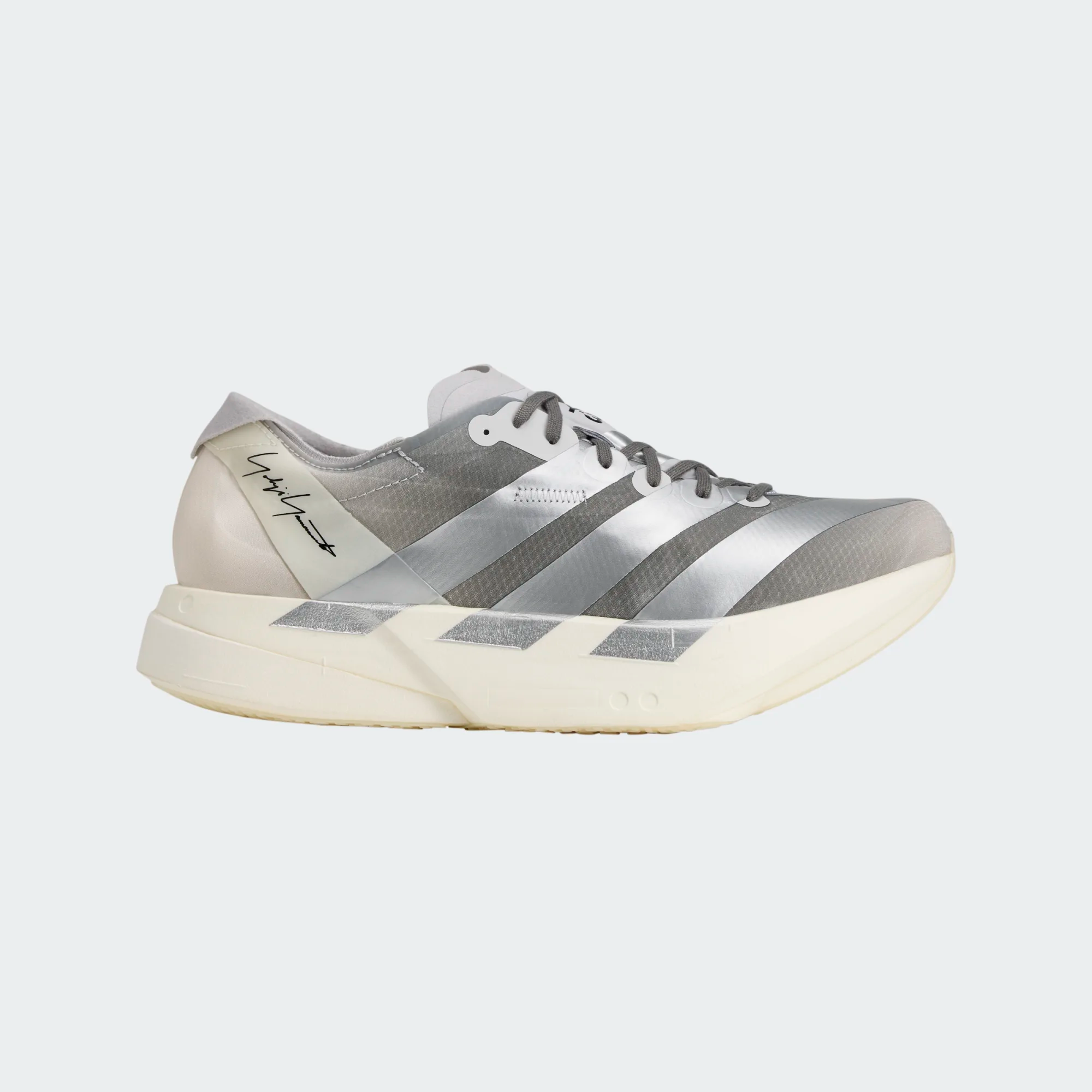 【 Y-3 ADIOS PRO 4 頂級跑鞋 - 銀白 】