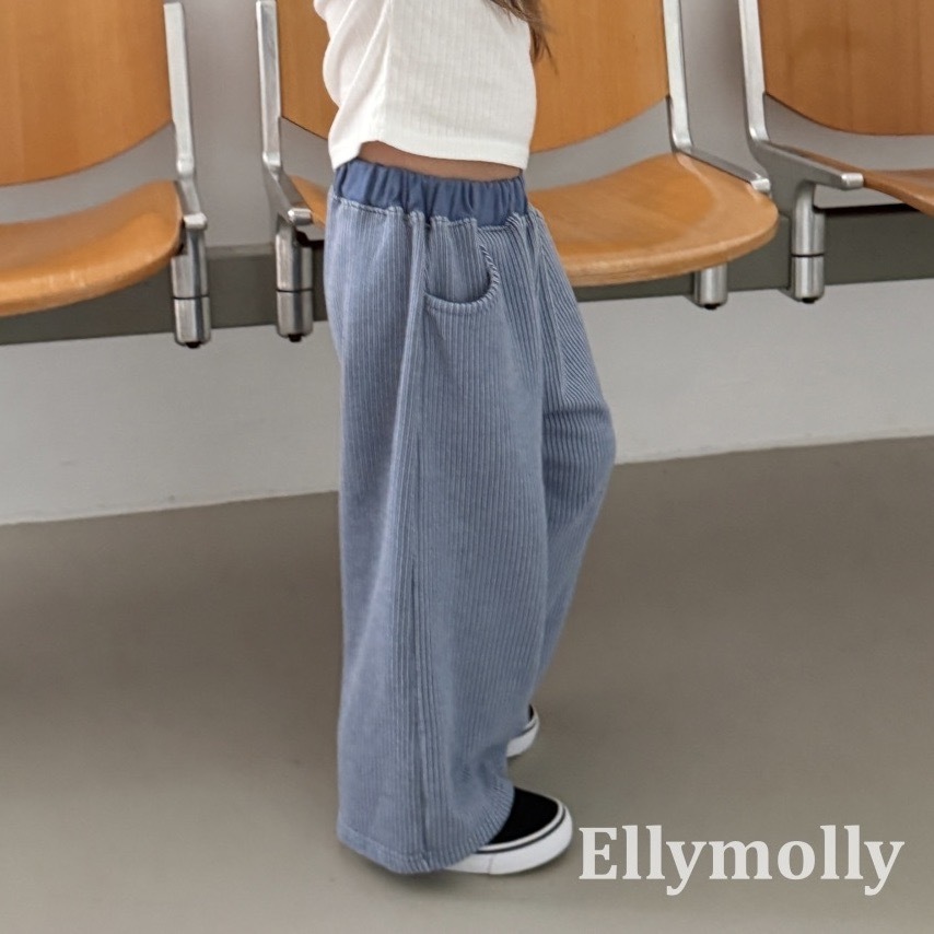 Ellymolly 直紋休閒褲 / 2色