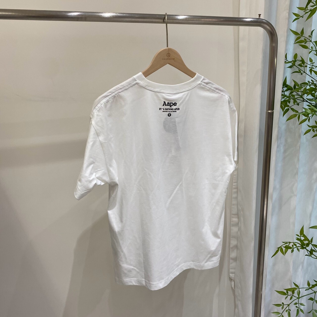 Aape 漸變迷彩猿人頭印花短T W1902XXQ